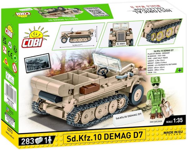 COB2273 - SD.KFZ.10 DEMAG D7 - 280 piezas - 1