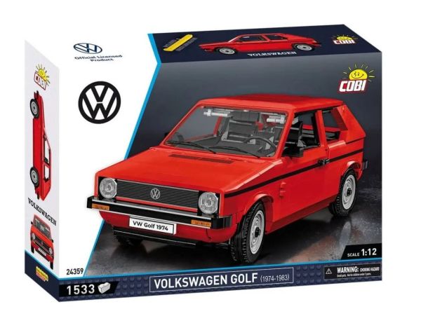 COB24359 - VOLKSWAGEN Golf Rojo 1974-1983 - 1533 piezas - 1