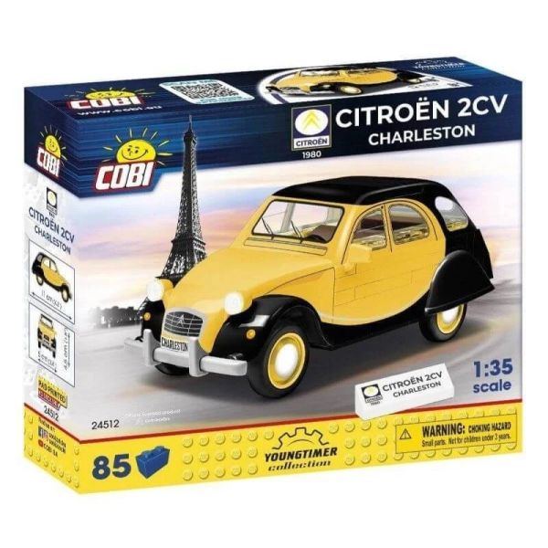 COB24512 - CITROËN 2CV Charleston Amarillo y Negro - 85 piezas - 1