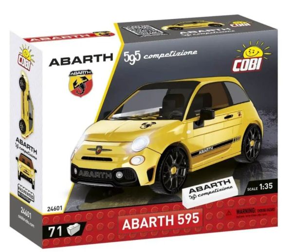 COB24601 - FIAT Abarth 595 Competizione amarillo - 71 piezas - 1