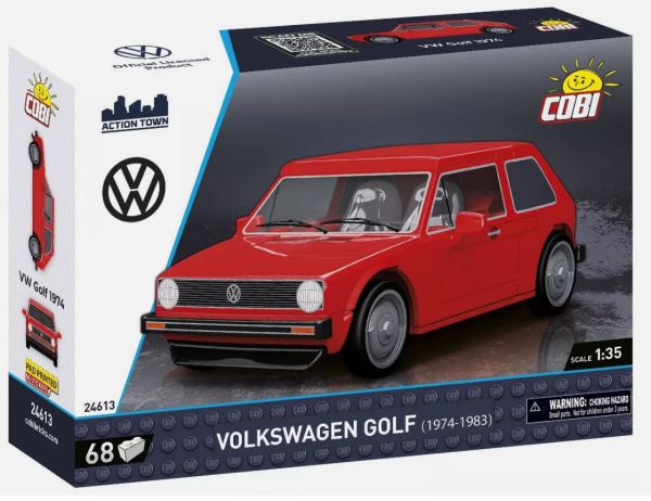 COB24613 - VOLKSWAGEN Golf rojo 1974-1983 - 68 piezas - 1