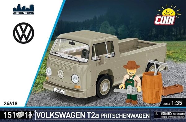 COB24618 - VOLKSWAGEN Tipo 2 Furgoneta de plataforma 151 piezas - 1
