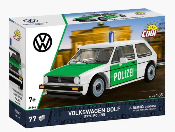 COB24642 - VOLKSWAGEN Golf 1974 Polizei - 77 piezas - 1
