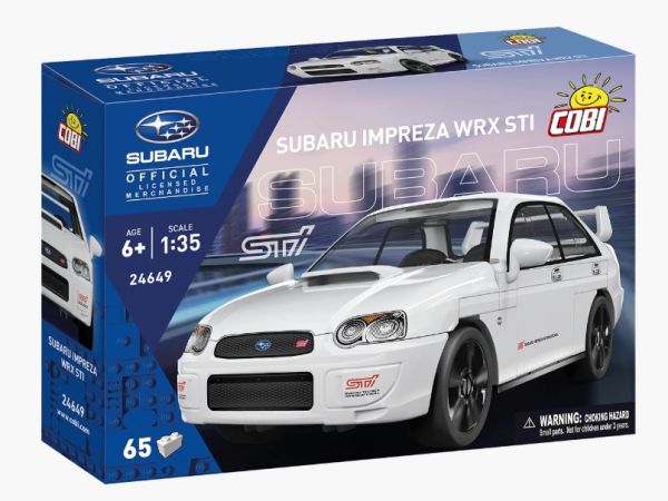 COB24649 - SUBARU Impreza WRX STI blanco - 65 piezas - 1