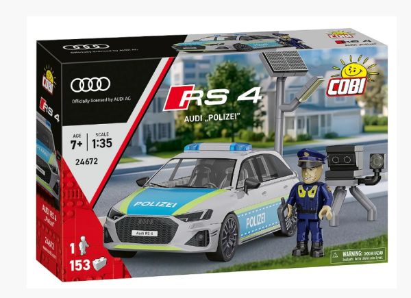 COB24672 - AUDI RS4 - Polizei - 153 piezas - 1