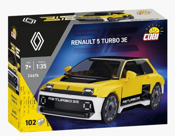 COB24676 - RENAULT 5 Turbo 3E amarillo - 102 piezas - 1