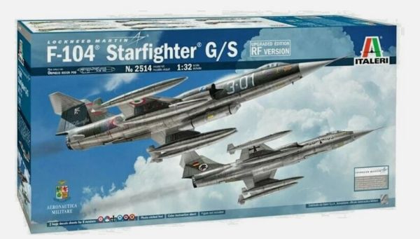 ITA2514 - Avión militar LOCKHEED Martin F-104 Starfighter G/S para ensamblar y pintar - 1