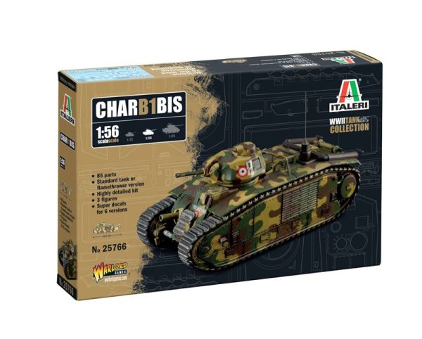 ITA25766 - Tanque B1 bis para montar y pintar - 1