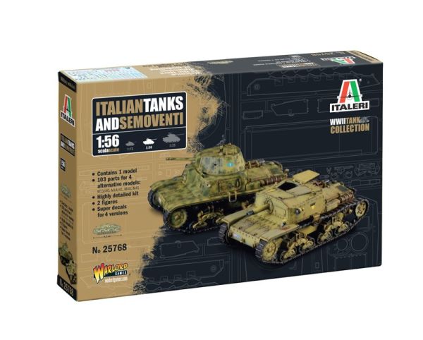 ITA25768 - Tanques y cañones autopropulsados italianos para montar y pintar - 1