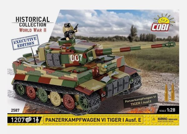 COB2587 - Tanque Panzerkampfwagen VI Tiger I Ausf.E - 1207 piezas - 1