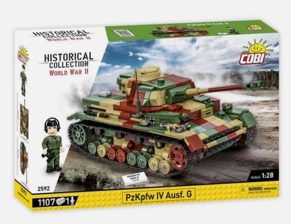 COB2592 - Tanque PZKPFW IV AUSF.G - 1107 piezas - 1