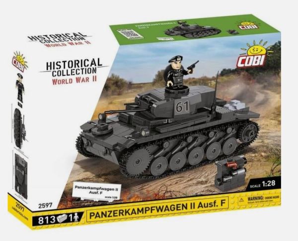 COB2597 - Tanque Panzerkampfwagen II Ausf. - 813 piezas - 1