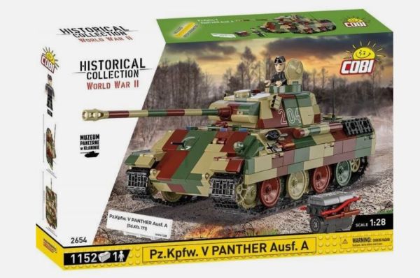 COB2654 - Pz.Kpfw. Tanque V Panther Ausf.A - 1152 piezas - 1