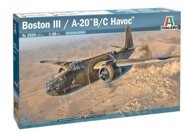 ITA2656 - Avión bombardero BOSTON III / A-20B Havoc para ensamblar y pintar - 1