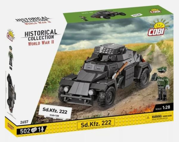 COB2657 - Sd.Kfz. 222 - 502 Piezas - 1