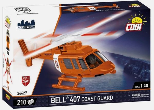 COB26627 - Helicóptero BELL 407 - Guardia Costera - 210 Piezas - 1