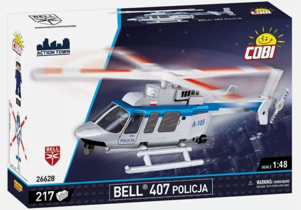 COB26628 - Helicóptero BELL 407 - Policía - 217 Piezas - 1