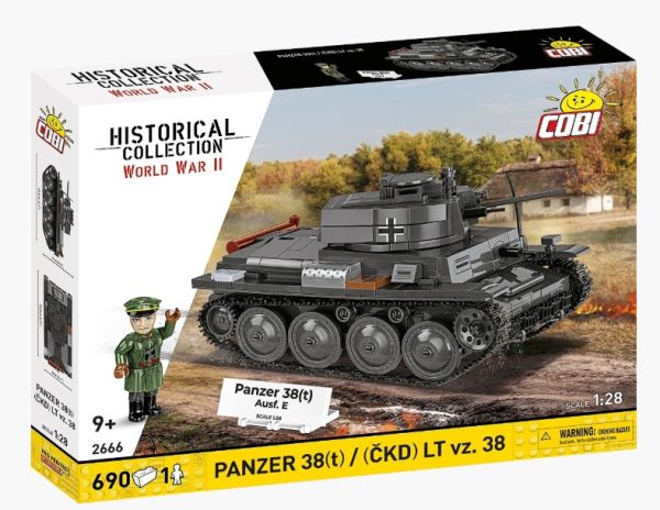 COB2666 - Tanque PANZER 38t / CKD LT vz.38 - 690 piezas - 1