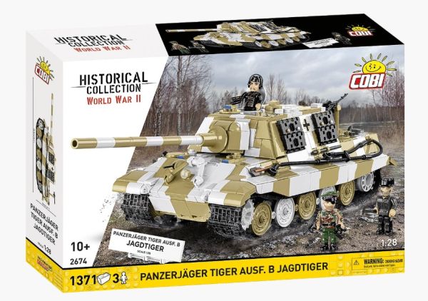 COB2674 - Tanque PANZERJAGER Tiger Ausf.B Jagdtiger - 1371 piezas - 1