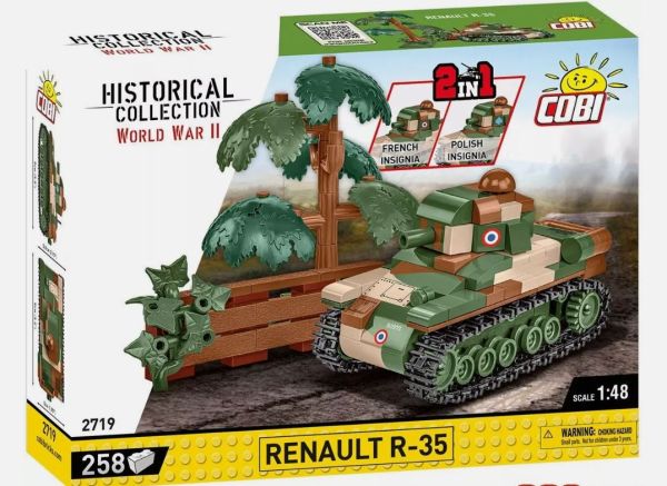 COB2719 - Tanque RENAULT R-35 - 258 Piezas - 1