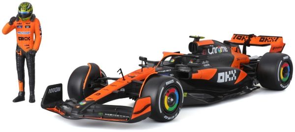 BUR28040N - McLaren MCL38 n.º 4 GP de Miami 2024 con figura de L. Norris - 1