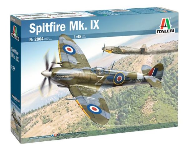ITA2804 - Avión de combate SPITFIRE Mk.IX para ensamblar y pintar - 1