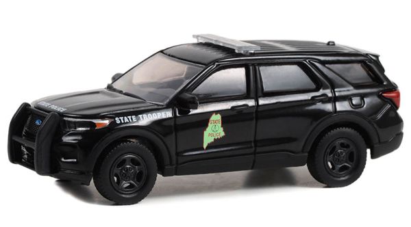 GREEN28120-E - FORD Police Interceptor Utility 2021 100 Aniversario Policía Estatal de Maine - 1