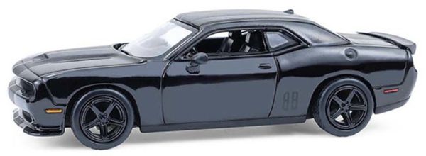 GREEN28170-A - 2016 DODGE Challenger R/T Negro de la serie BLACK BANDIT en blíster - 1