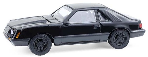 GREEN28170-F - 1979 FORD Mustang Negro de la serie BLACK Serie BANDIT en blíster - 1