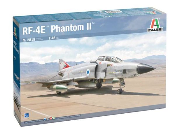 ITA2818 - Avión de combate McDONNELL Douglas RF-4E Phantom II para ensamblar y pintar - 1