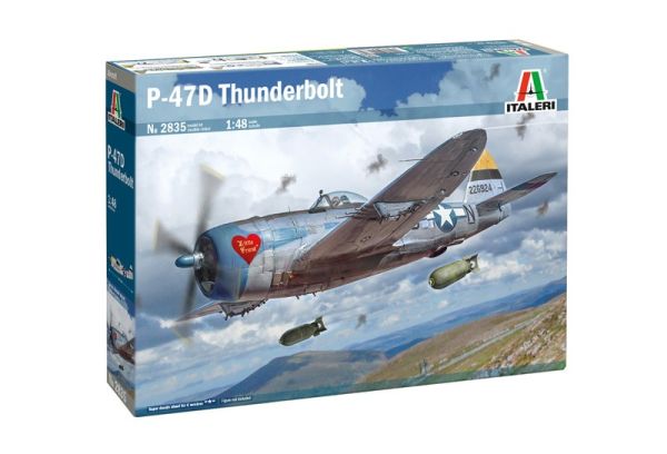ITA2835 - Avión de combate REPUBLIC P-47D Thunderbolt para montar y pintar - 1