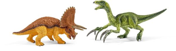 SHL42217 - Pequeños triceratops y therizinosaur - 1