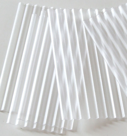 JUW23258 - 30 hojas corrugadas transparentes 7;8x3;44cm - 1