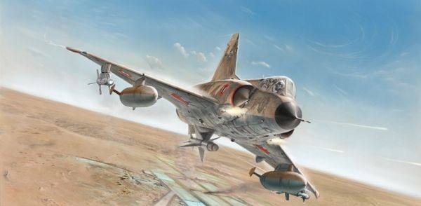 ITA2505 - Avión de combate Mirage IIIC construible con pintura - 1