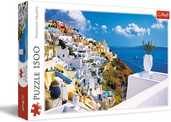 TRF26119 - Puzzle 1500 Piezas Santorini Grecia - 1