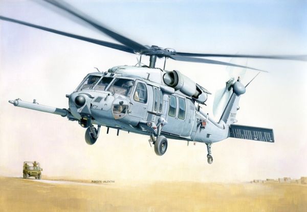 ITA2666 - Helicóptero MH-60K Blackhawk SOA para construir con pintura - 1