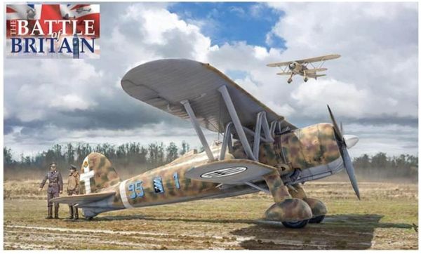 ITA2801 - Avión FIAT CR 42 Falco para montar y pintar - 1