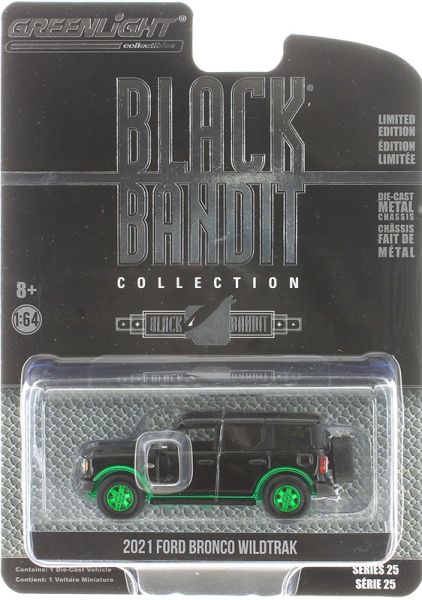 GREEN28070-FVERT - Llantas verdes FORD Bronco Wildtrack 2021 BLACK BANDIT en blister - 1