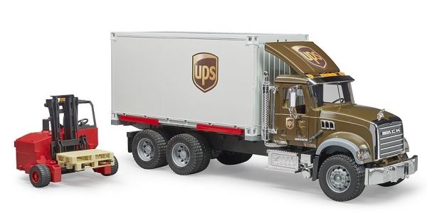 BRU2828 - Camión UPS MACK GRANITO con transpaleta - 1