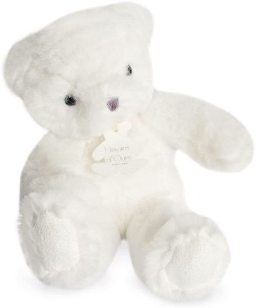 HO2930BLANC - Oso de peluche blanco 15 cm - 1