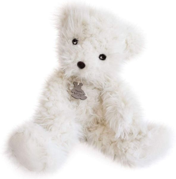 HO2971 - Pompón de peluche blanco 40 cm - 1