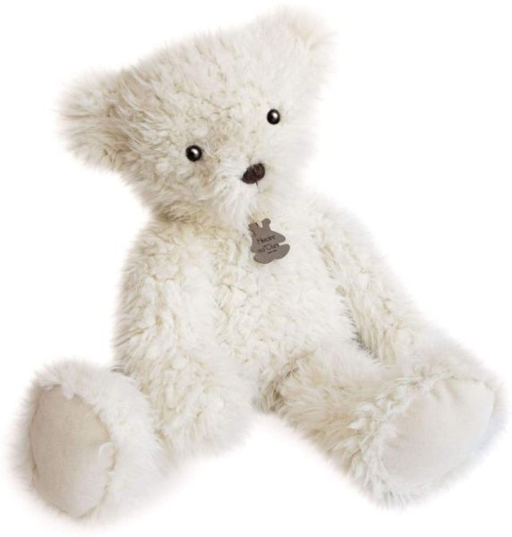 HO2972 - Pompón de peluche blanco 60 cm - 1