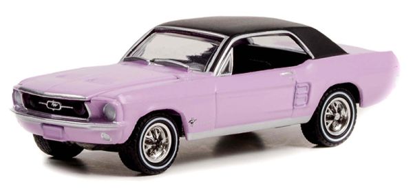 GREEN30352 - FORD Mustang coupé rosa 1967 de la serie SHE COUNTRY Special bajo blister - 1