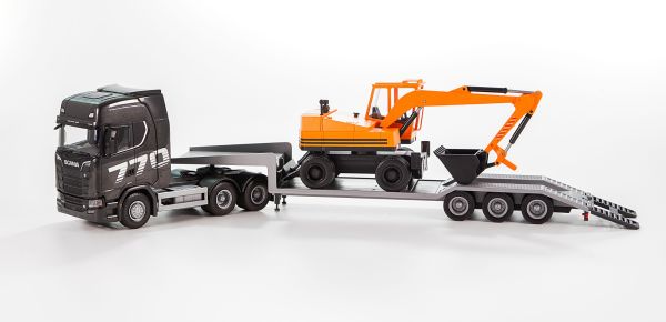 EMEK30607 - SCANIA 770S 6x4 con 3 ejes y excavadora de ruedas - 1