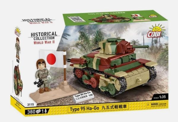 COB3115 - Tanque japonés tipo 95 HA-GO - 380 piezas - 1