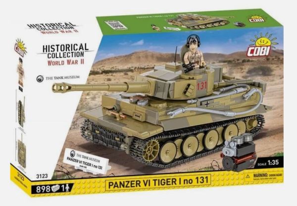 COB3123 - Tanque PANZER VI Tiger I No. 131 - 898 Piezas - 1