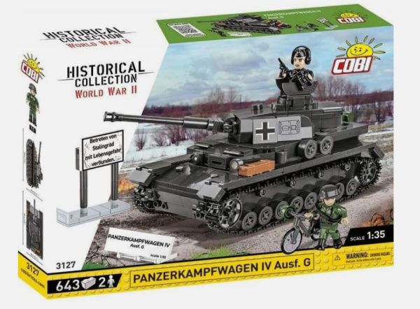 COB3127 - Tanque Panzerkampfwagen IV Ausf. G - 643 piezas - 1