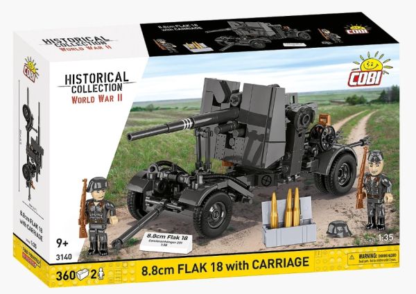 COB3140 - Cañón antiaéreo 8,8 cm Flak 18 - 360 piezas - 1