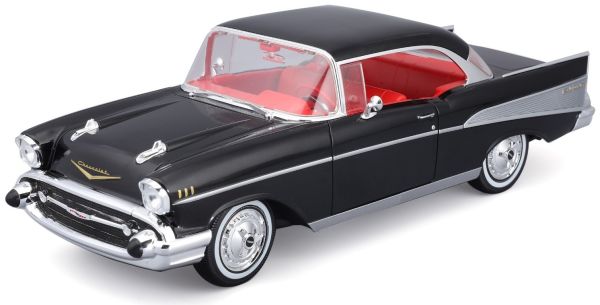 MST31477BK - Chevrolet Bel-Air de 1957, negro. - 1
