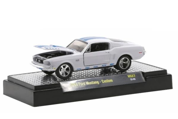 M2M-31500-HS27 - FORD Mustang - Banco personalizado de 1968 y azul - 1